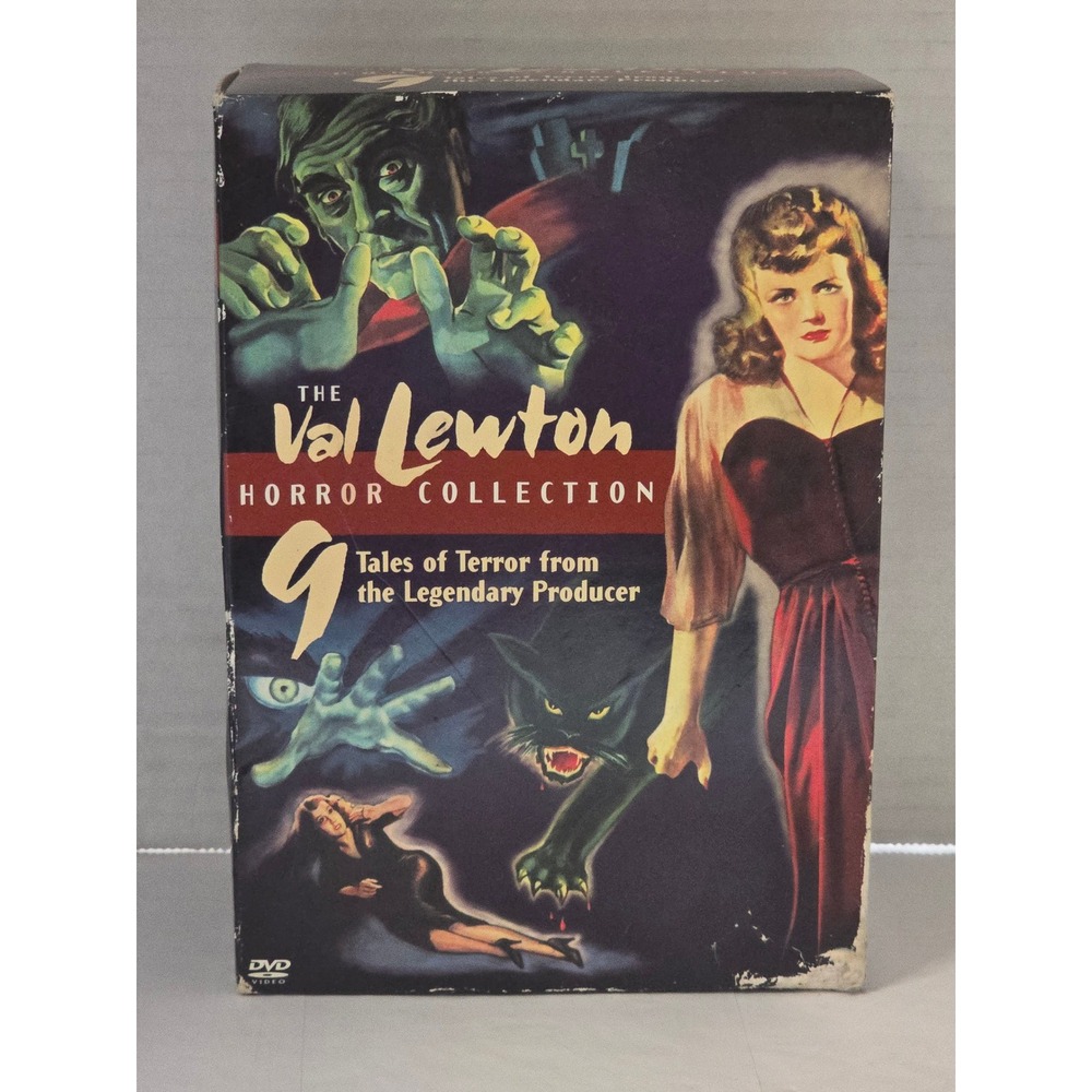 Rare The Val Lewton Horror Collection DVD Box Set 9 Tales of Terror OOP
